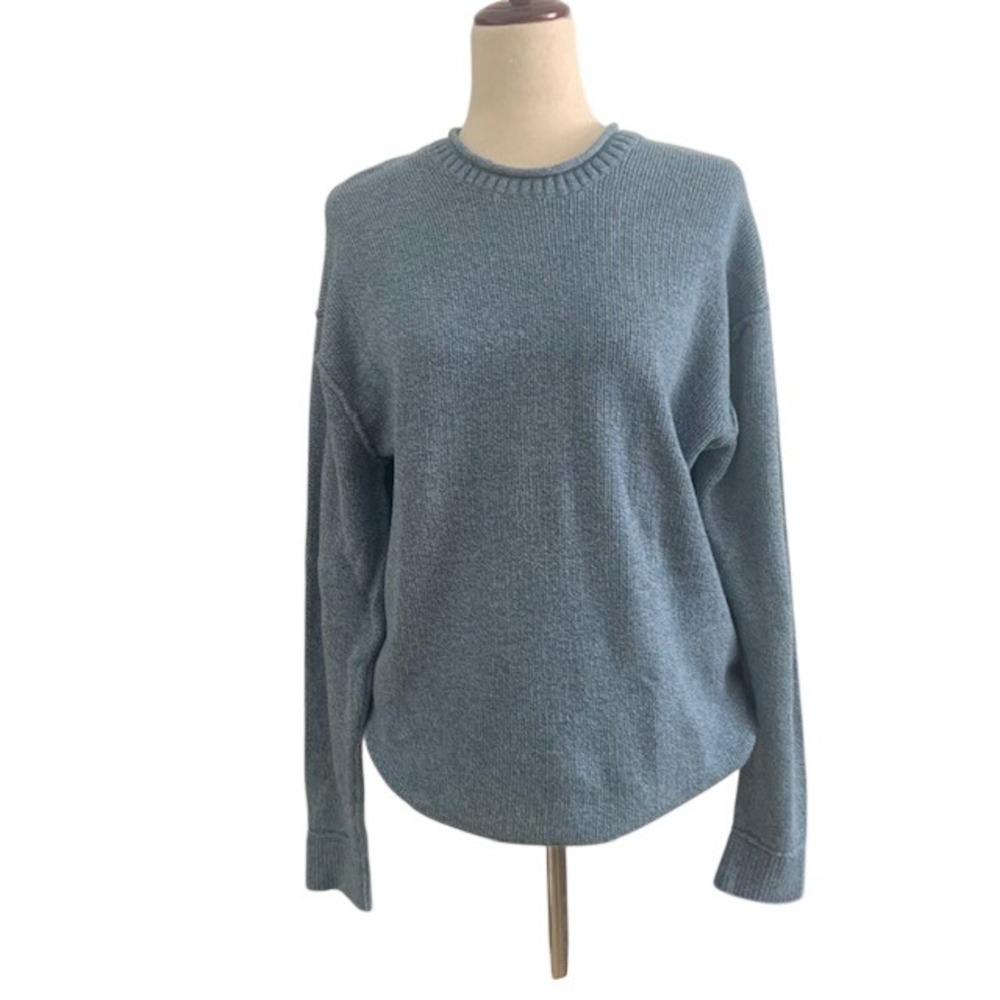 Hollister Oversized Sweater L Coastal Y2K Grandma Minimalist Cozy Slouchy Knit